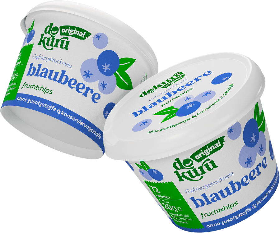 Dokuru Original Blaubeere Gefriergetrocknete Fruchtchips - dokurude