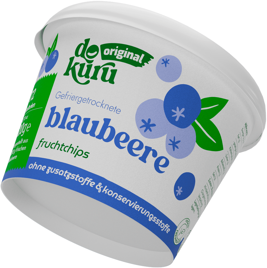 Dokuru Original Blaubeere Gefriergetrocknete Fruchtchips - dokurude
