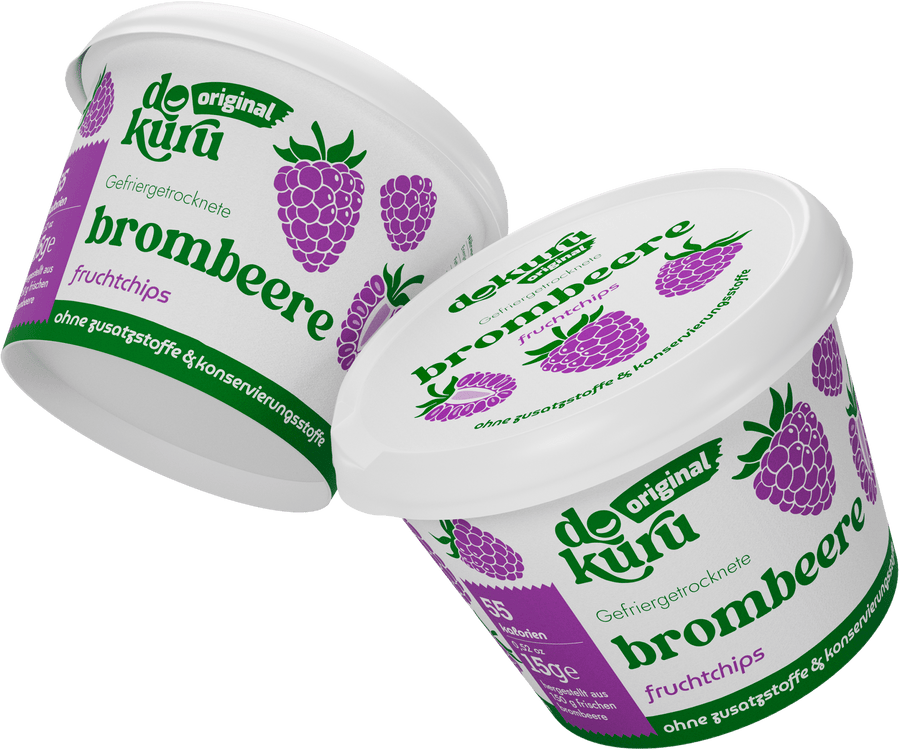 Dokuru Original Brombeere Gefriergetrocknete Fruchtchips - dokurude