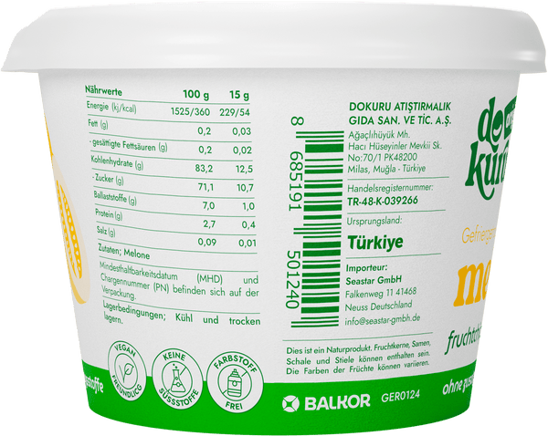 Dokuru Original Melone Gefriergetrocknete Fruchtchips - dokurude