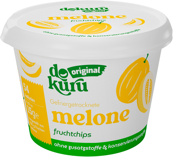 Dokuru Original Melone Gefriergetrocknete Fruchtchips - Dokuru Germany