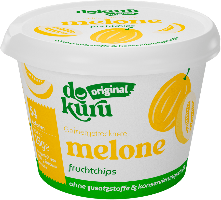 Dokuru Original Melone Gefriergetrocknete Fruchtchips - Dokuru Germany