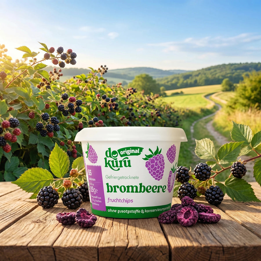 Dokuru Original Brombeere Gefriergetrocknete Fruchtchips - Dokuru Germany