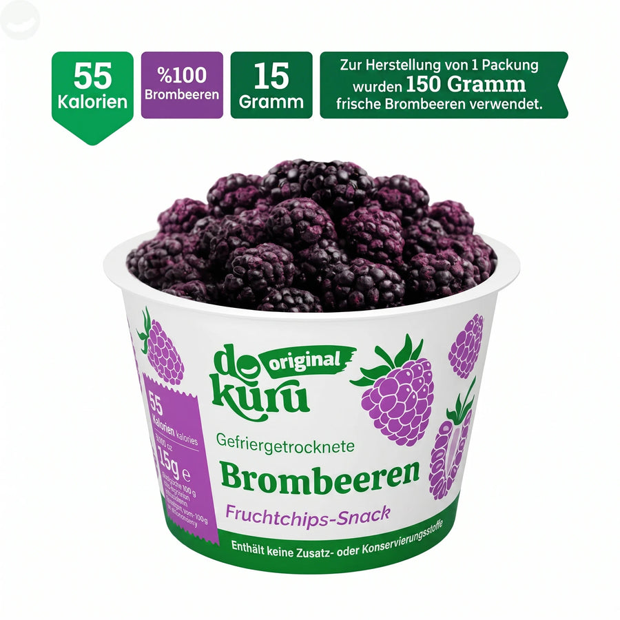 Dokuru Original Brombeere Gefriergetrocknete Fruchtchips - dokurude
