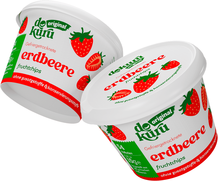 Dokuru Original Erdbeere Gefriergetrocknete Fruchtchips - dokurude