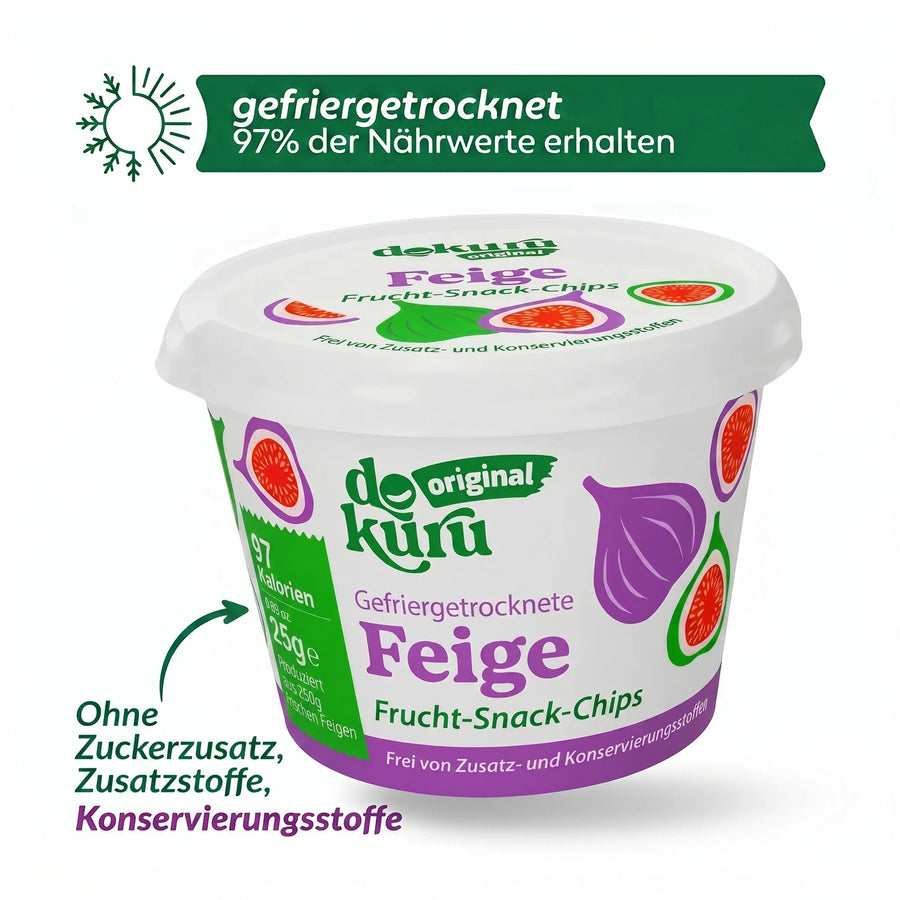 Dokuru Original Feige Gefriergetrocknete Fruchtchips - dokurude