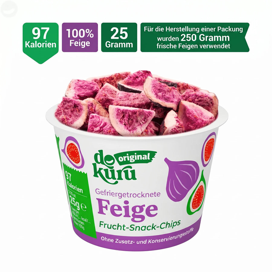 Dokuru Original Feige Gefriergetrocknete Fruchtchips - dokurude