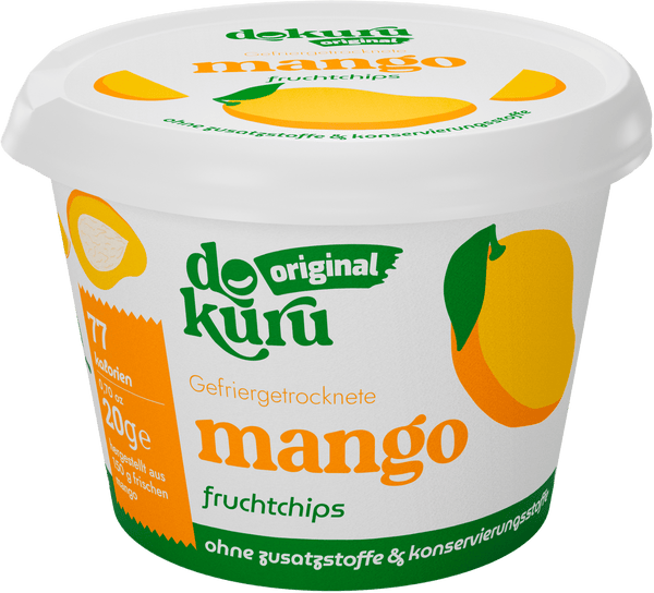 Dokuru Original Mango Gefriergetrocknete Fruchtchips - Dokuru Germany