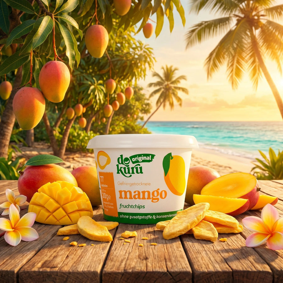 Dokuru Original Mango Gefriergetrocknete Fruchtchips - Dokuru Germany