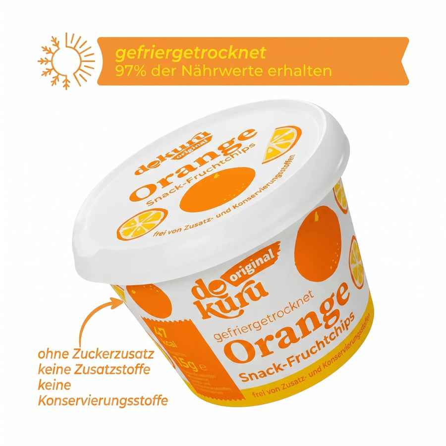 Dokuru Original Orange Gefriergetrocknete Fruchtchips - dokurude
