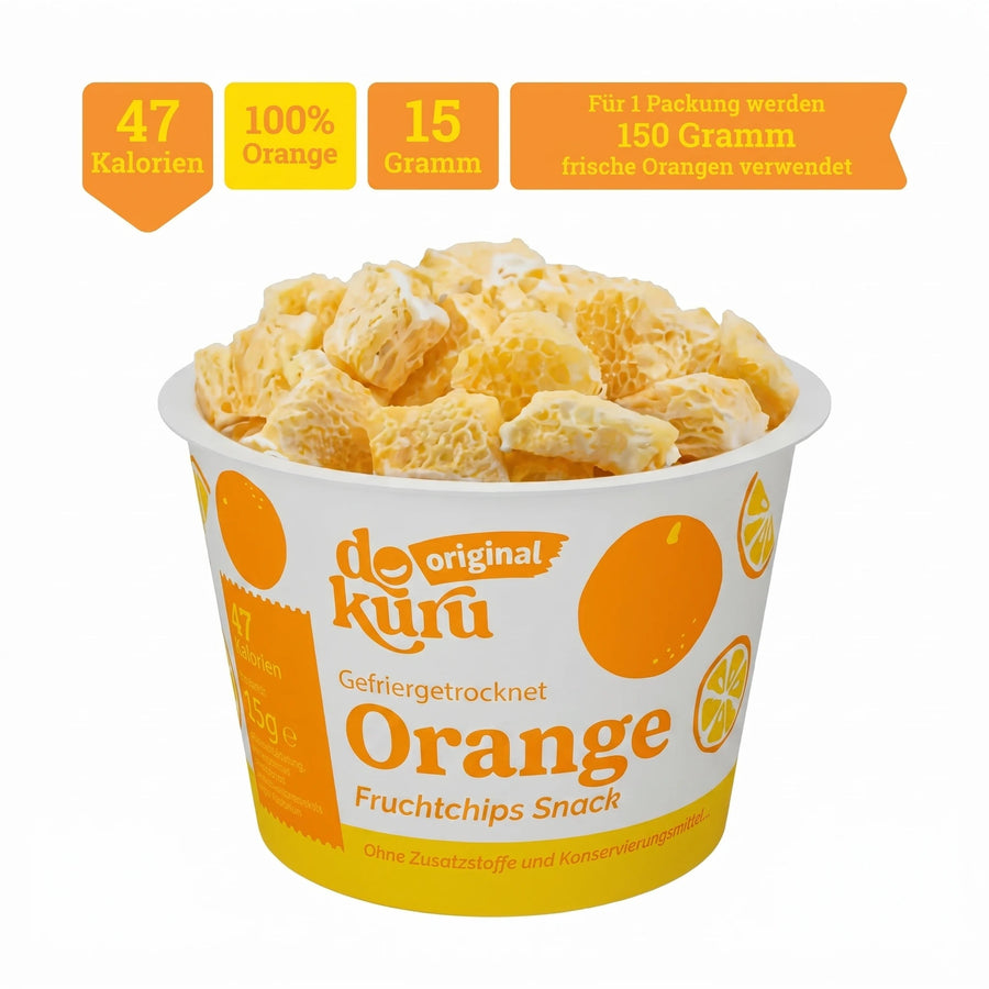 Dokuru Original Orange Gefriergetrocknete Fruchtchips - dokurude